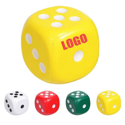 Large Dice Stress Ball Foam Dice Squishies Toys