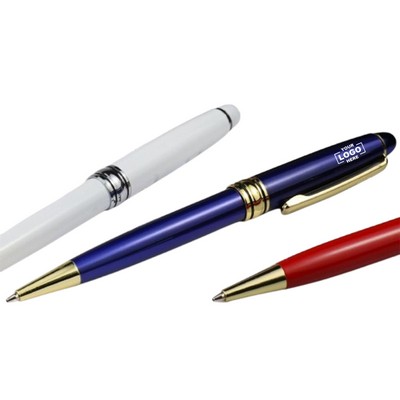 Retractable Metal Ballpoint Pens for Office and Business Gifts