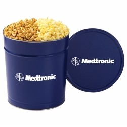 2 Way Popcorn Tins - Caramel & Butter Popcorn (3.5 Gallon)