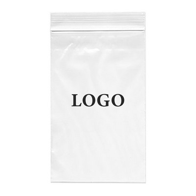 Zip Lock Printed Bags 2 Mil. (Ink Imprinted) 10" x 16"