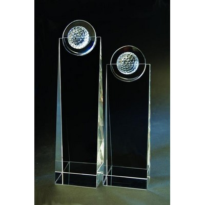 Crystal Globe Tower Award (11"x3"x2½")