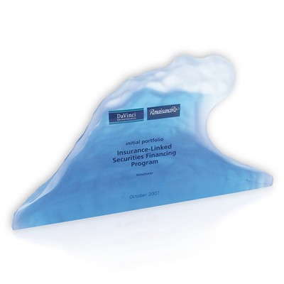 Wave Embedment/Award/Paperweight