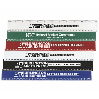 12" Pro-Scale Plastic Ruler