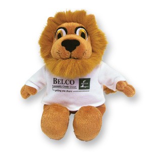 Custom Plush Lion w/ Imprinted Shirt