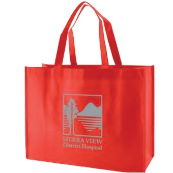 Orange Non-Woven Tote Bag (16"x6"x12"/28" Handle)