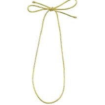 16" Gold Stretch Loop Ribbon & Bow