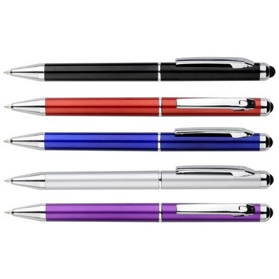 Silver Stylus Ballpoint Pen