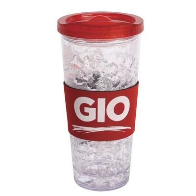 16 Oz. Freezer / Soft Sleeve Grip Tumbler