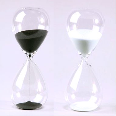 60 Minutes Tall Modern Glass Sand Timer