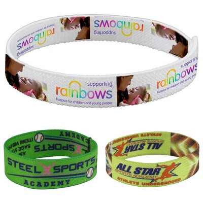 "Wrist Twist 1" Stretchy Elastic Dye Sublimation Wristband