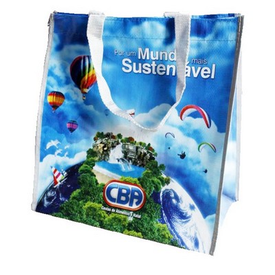 All Over Print Laminated Grocery Tote Bag