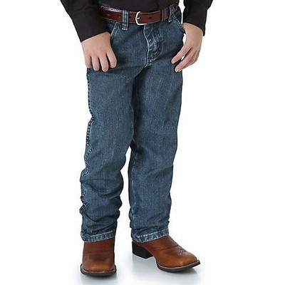 Wrangler® Boy's Subtle Worn Blue Cowboy Cut® Original ProRodeo Jeans