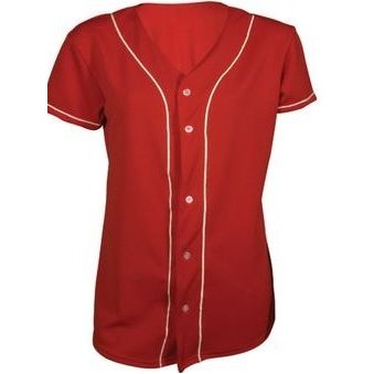 Girl's 10 Oz. Stretch Double Knit Pro Style Full Button Jersey Shirt w/Soutache