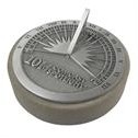 Color Imprinted Pewter Sundial