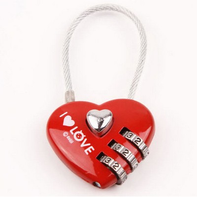 Heart Shape Coded Metal Lock (Shorter Prod Time)