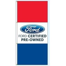 Single Faced Authorized Dealer Drape Flags (Ford® Certified Pre-Owned)