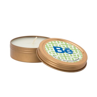 2 Oz. Scented Candle In Screw-Top Metal Tin