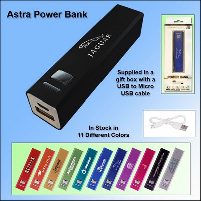 Astra Power Bank 2200 mAh - Black