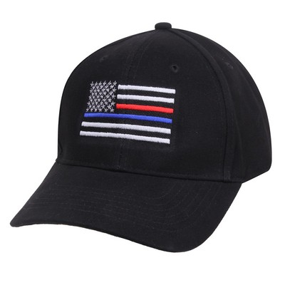 Thin Blue Line & Thin Red Line Flag Low Profile Cap