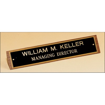 American Walnut Name Plate (10")