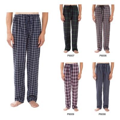 Men's Classic Plaid Pajama Pants, Sleepwear, Lounge Wear