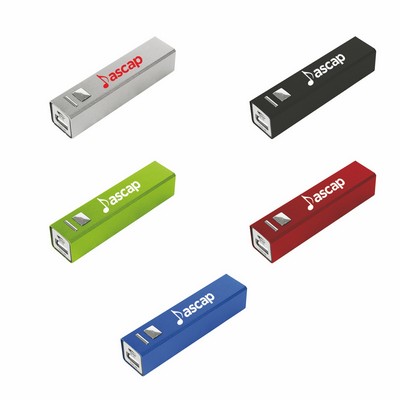 Rectangular Alum Power Bank 2200 Mah