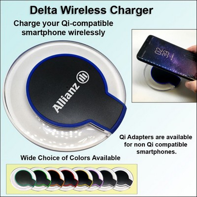 Delta Wireless Charging Pad - Black 5 Watts