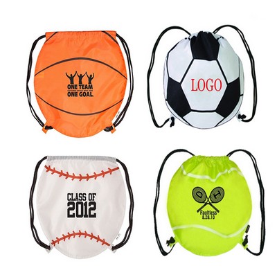 Ball Shaped Drawstring Backpack