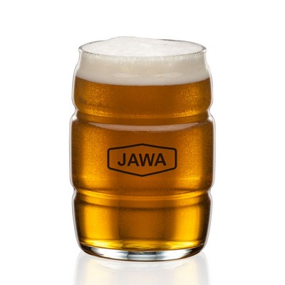 Barrel Beer Glass - Imprinted