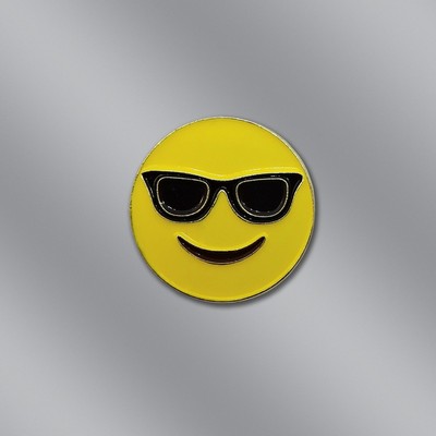 Shades Emoji Pin