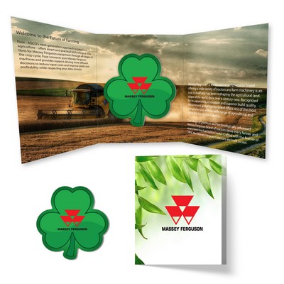 Tek Booklet 2 with Full Color Shamrock Coaster