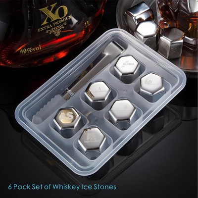 6 PCS Whiskey Ice Stone