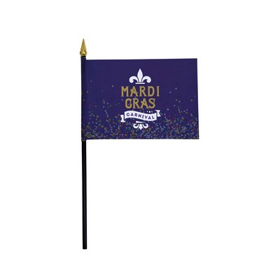 4" x 6" Stick Flag Kits (Set of 6)