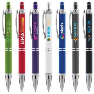 Phoenix Softy w/Stylus - ColorJet - Full Color Metal Pen