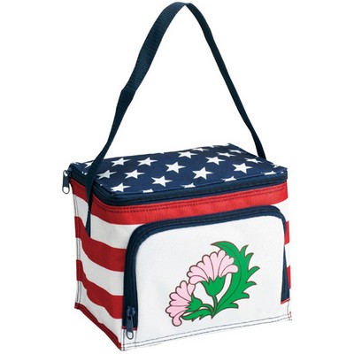 Stars & Stripes 6 Can Cooler/Lunch Bag