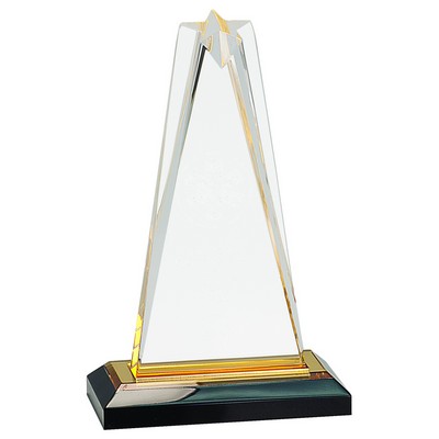 8" Gold Star Impress Acrylic Award