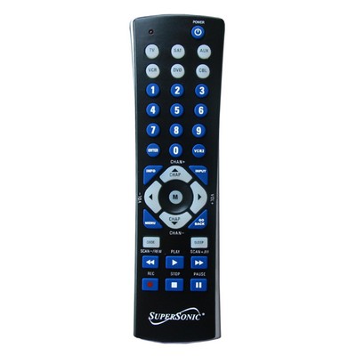 Supersonic® Universal Remote Control (Black)