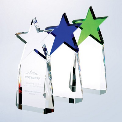 Triumphant Star Optic Crystal Award