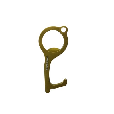 No-touch door Clean key and bottle opener