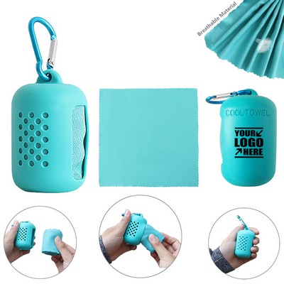 Instant Dry Cooling Towel w/Pouch