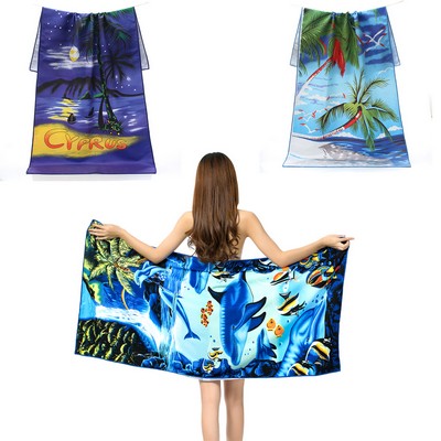 Sublimated Micro-fiber Beach Towel