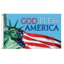 God Bless America Boutique Flag (3'x5')