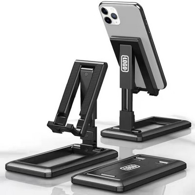 Adjustable Folding Desktop Phone Holder & Tablet Stand