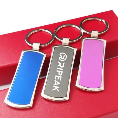 Auto Keychain Rectangle Shape Key Ring