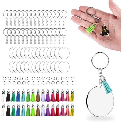 Acrylic Keychain Blanks for Vinyl Crafts DIY Projects