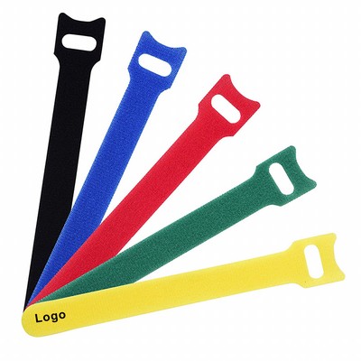 Reusable Fastening Cable Ties 5.9Inch Hook and Loop Cord Tie