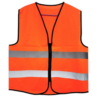 Reflective Safety Vest w/Knitted Fabric