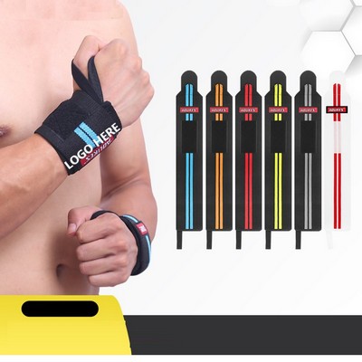 Fitness Wrist Wraps Straps (19.7"x3.2")