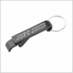 Black Bottle Opener Key Chain