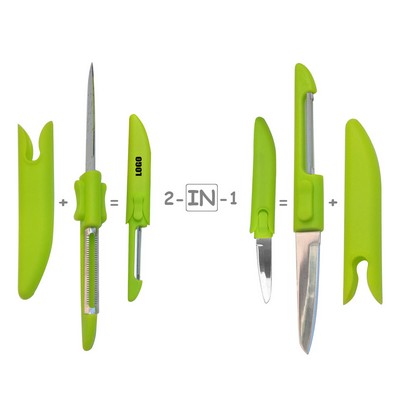 2 IN 1 Fruits Vegetable Peeler Knife